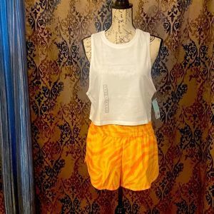 DSG Dick’s Sporting Goods White Crop Muscle Tank Size Medium